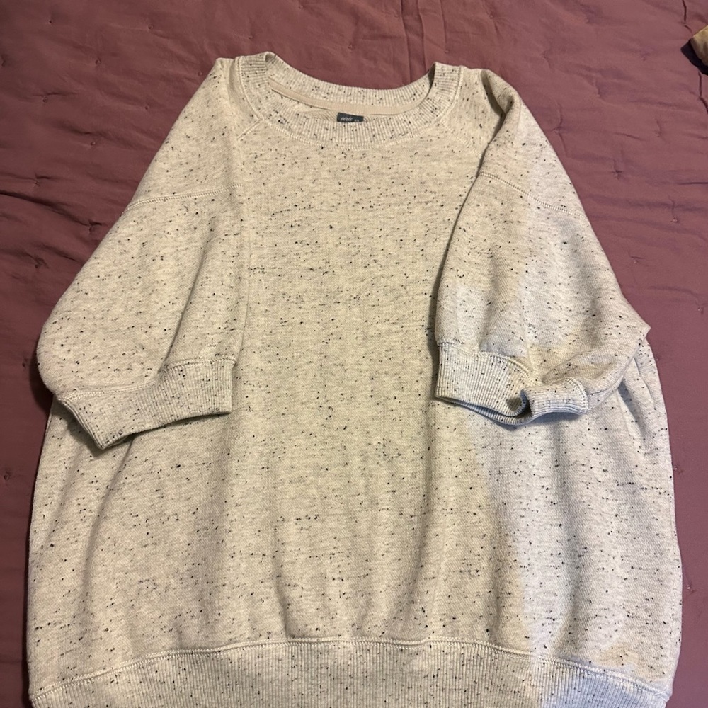 Aerie Speckled Gray Blouse